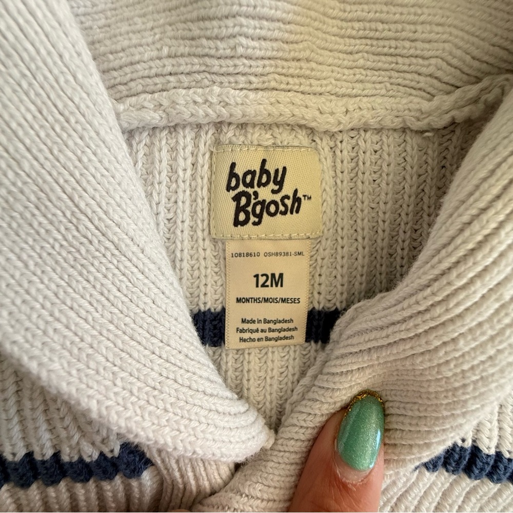 Old Navy Sherpa‑Lined Quilted Jacket – 6–12M - Picture 2 of 6